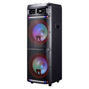 LED ışıkları ile Karaoke makinesi taşınabilir Bluetooth hoparlör FM radyo uzaktan kumanda destekler TF kart/USB/AUX - Product Image 2