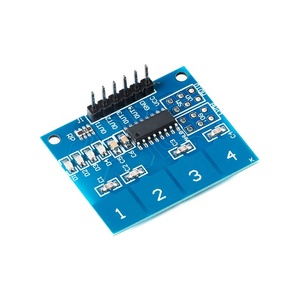 Kapazitiver 4-Kanal-Digital-Berührungssensor-Schaltmodul TTP224 für Arduino