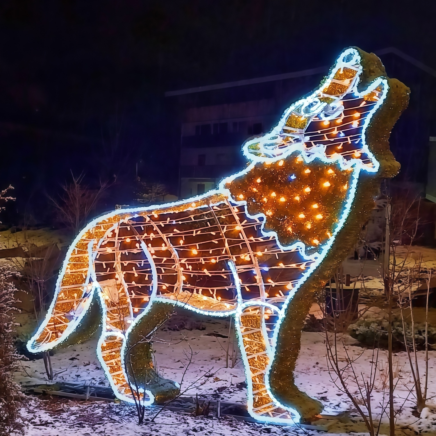 Luz de motivos de lobo 2