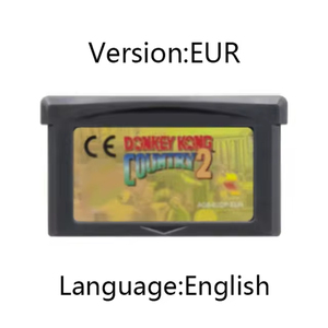 ตลับเกม GBA 32บิตการ์ดคอนโซลวิดีโอเกมลา Kong ชุดมาริโอกับลาฮ่องกงประเทศสำหรับ GBA/sp/ds - Product Image 5