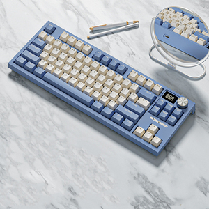 Wired Mechanical <strong>Keyboard</strong> 84 Keys USB Gaming Three Modes <strong>of</strong> Wired 2.4G Wirelessfor Desktop <strong>Computer</strong> PC Laptops <strong>Keyboard</strong>