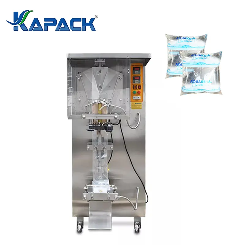 Machine d'emballage automatique de remplissage de liquide d'eau de poche de prix d'usine de KAPACK