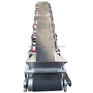 Línea transportadora de avión de velocidad ajustable pequeña, cinta transportadora de nueva condición para carga de restaurante, descarga, elevación, características de elevación - Product Image 6