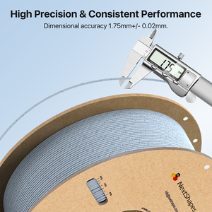 Nextshapes 1kg 1.75mm máy in 3D Filament fdm 3D vật liệu in khó khăn hơn bằng đá cẩm thạch trắng PETG Filament - Product Image 2