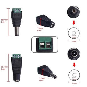 2 Pin <strong>BNC</strong> Male <strong>and</strong> Female Green Terminal Connector With Screw for Audio Video Coaxial <strong>Bnc</strong> Power Cable <strong>and</strong> <strong>Bnc</strong> Power Adapter - Product Image 3