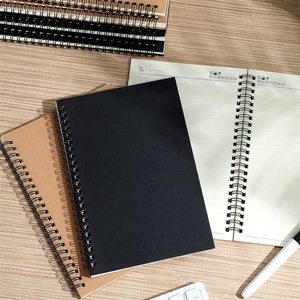 Spiral-Notizbuch schwarz und braun wasserdicht abdeckung 120 Seiten Kämpfe Tinte blutendes Papier Notizbuch für Kinder oder Büro - Product Image 5