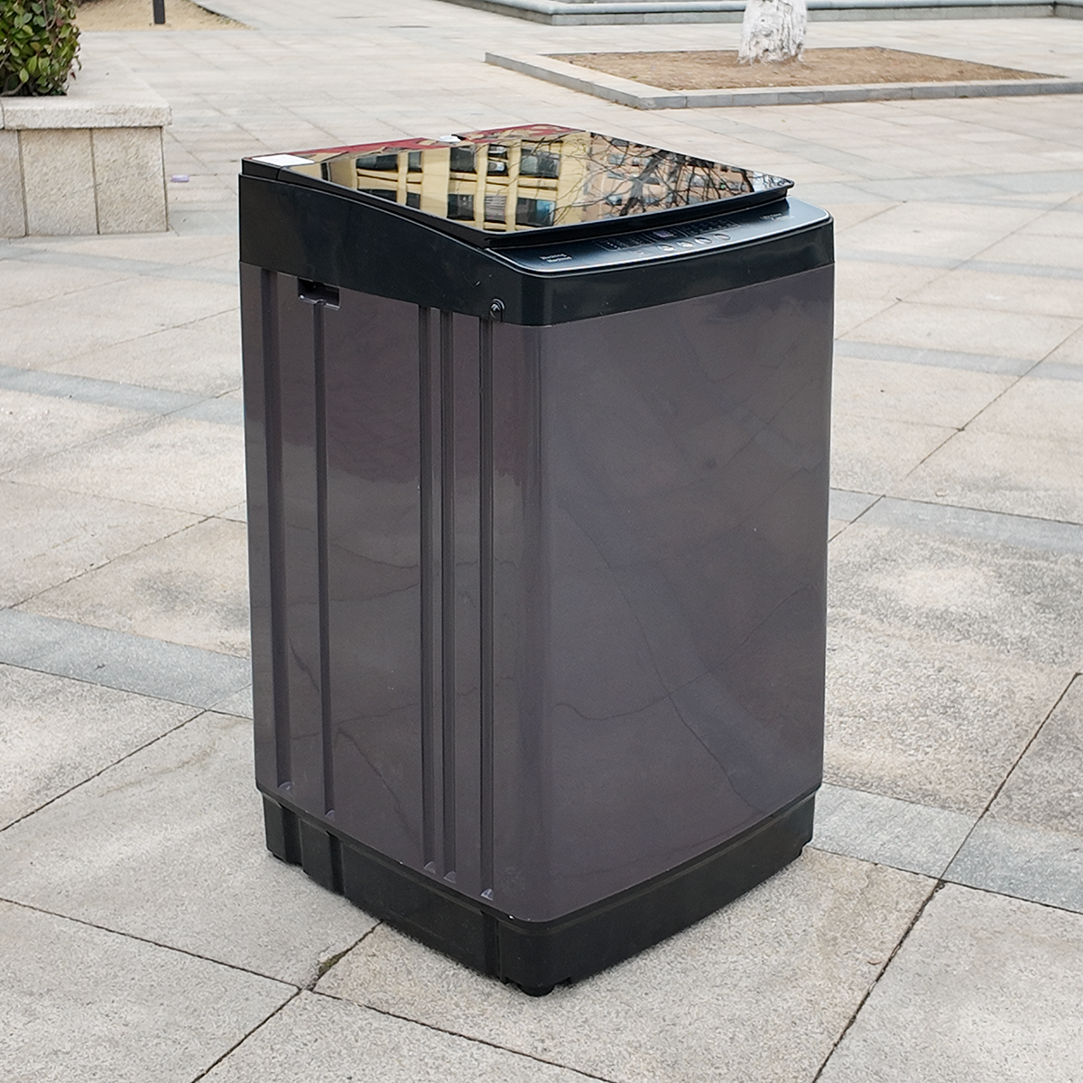 Couvercle en verre marron 12 kg