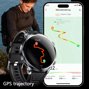 H18 мужские Смарт-часы 4G с Wi-Fi и GPS сенсорным водонепроницаемым Android Montre, смарт-браслеты, ультра умные часы с камерой Sim-карты - Product Image 4