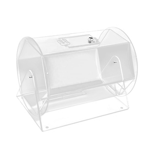 Biletler için dayanıklı Spinner Lucite çekiliş kutusu - Product Image 1