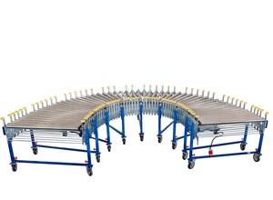 Línea de rodillos transportadores telescópicos de nuevo diseño para carga y descarga con transporte logístico de bloqueo de bordes - Product Image 3