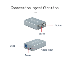 Proveedor confiable Tarjeta de captura de VIDEO 4 en 1 de 8MP AHD a tarjeta de captura de video USB Entrada AHD TVI CVI y salida USB 1080 60fps Capture Plug and Play - Product Image 6