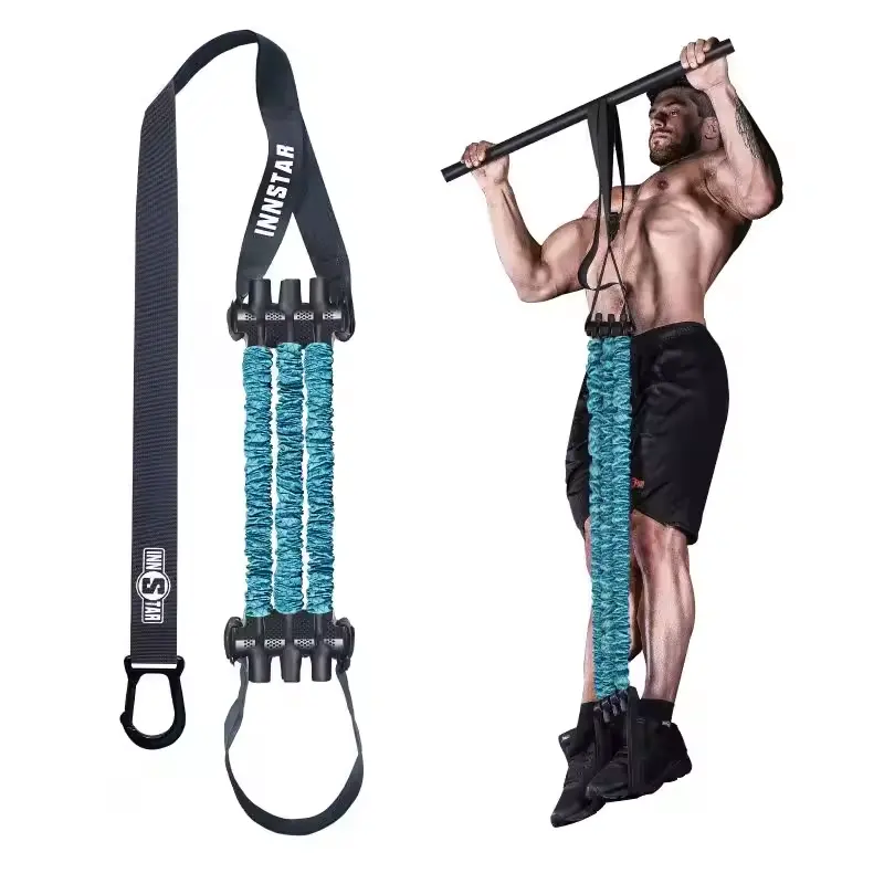 Innstar Fitness Home Gym fasce di resistenza in lattice potere esercizio Pullup assistenza mento Up Pull Up fasce di assistenza