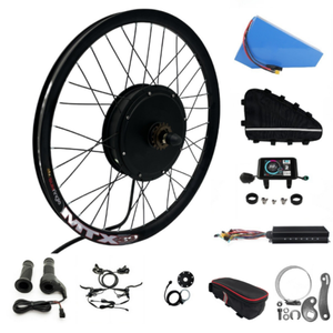 強力なパワー75km/h 3000w 72vブラシレスハブモーターEbike変換キットトライアングルバッテリー付き (オプション) - Product Image 1
