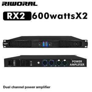 AMPLIFICADOR DE POTENCIA DE audio Profesional, RA-2 digital de 2 canales, 1U