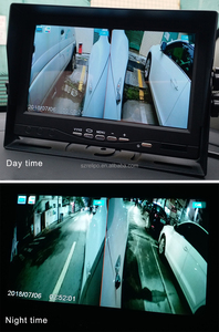 2 Split 1024x600p 7&quot; 2CH Truck Bus AHD DVR Recorder Supports Front Rear View or Left Right View Cameras - Product Image 5