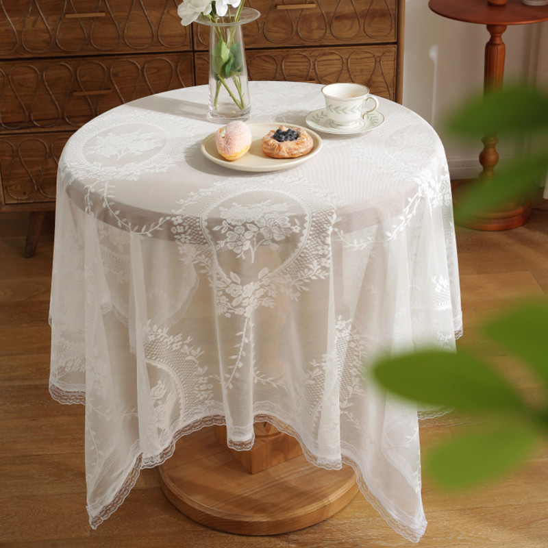 Factory Direct Sale Lace Tablecloth New Apricot  Embroidery Design Lace Tablecloth Buy Tablecloth For Party