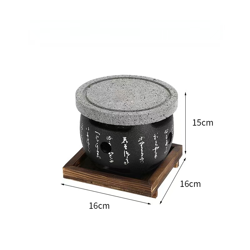 Rond noir 16*16cm