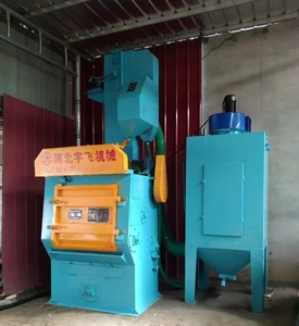 Q326 Tumble Belt Shot <strong>Blasting</strong> Machine <strong>Small</strong>-Scale Crawler Shot <strong>Blasting</strong> Machine Engine Motor Core Components for Deflashing