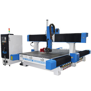 Woodworking Machinery <strong>Cnc</strong> <strong>Router</strong> 2030 4 <strong>Axis</strong> <strong>with</strong> <strong>Rotate</strong> Head for Large 3d 4d Statue, Sculpture - Product Image 1