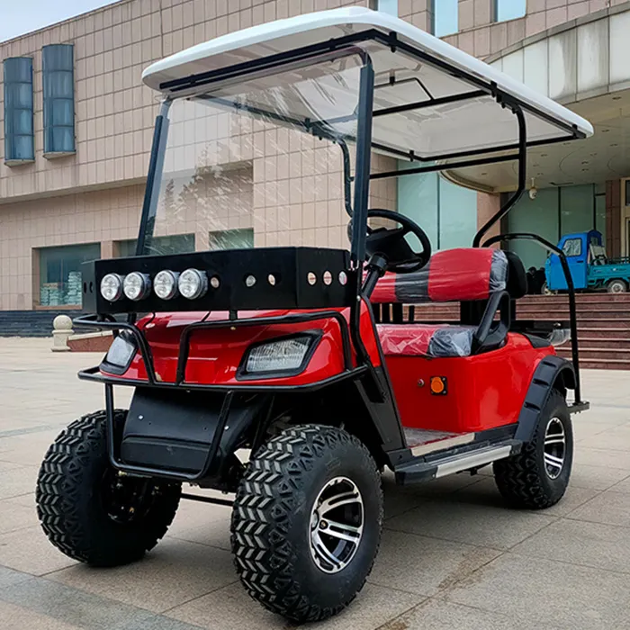 4 Wheel Drive Custom Street Legal Min 2 + 2 4 Seater Chinese Goedkope Elektrische Golfkarretjes Voor Volwassenen