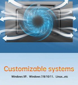 Thin Comercial Hmi Front Open Frame Embedded Ip65 Monitor de pantalla de montaje en pared All in One Computer Touch Industrial Panel Pc - Product Image 2
