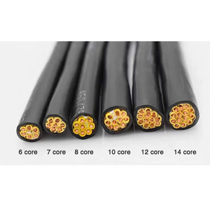 Ulusal standart Rvv 2 3 4 5 çekirdek * 0.5 / 0.75 / 1.0 / 1.5 / 2.5 kare güç kontrolü hat teli ve kablo - Product Image 2