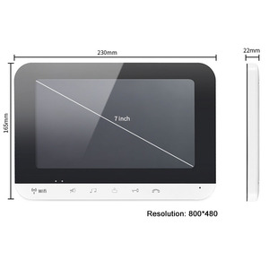 Tuya Smart Life App Remote Control 1/2.9'' COMS <strong>Video</strong> <strong>Intercom</strong> <strong>System</strong> HD IP55 Outdoor Doorbell 7 Inch Indoor LCD Screen - Product Image 3