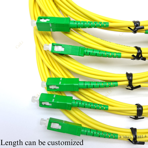 Puente de fibra óptica FTTH con conector SC APC 1/2/3/5/10M Cable de conexión Simplex monomodo Cable de PVC /LSZH - Product Image 6