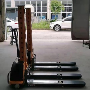 Hot Sale Full Electric Self <strong>Loading</strong> Stacker Can <strong>Automatically</strong> <strong>Automatically</strong> Load and <strong>Unload</strong> Pallets with the Car