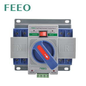 Jeneratör değişme anahtarı 2P 4P ATS çift güç otomatik Transfer anahtarı - Product Image 1