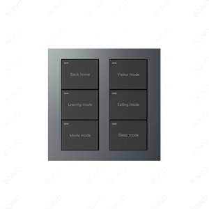 Zigbee Tuya inteligente interruptor de Panel decorativo de Metal de lujo sistema de automatización del hogar para Asistente de hogar DIY - Product Image 6