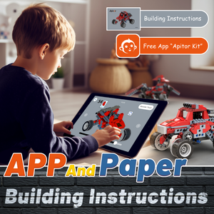 2025 New Model Seastar Apitor Robot <strong>B</strong> 20-in-1 STEM Toy Educational Leaning Building Robot Electronic Robot Gift for Kids <strong>Ages</strong> 6+ - Product Image 6