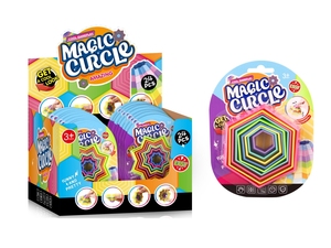 カラフルなプラスチックUFO <span class=keywords><strong>Fidget</strong></span>指プレスポップバブル回転おもちゃ