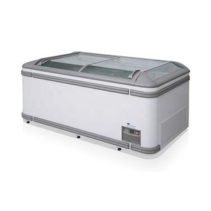 Siêu thị thương mại đảo tủ đông đảo Tủ đông ngực lớn tủ lạnh siêu thị thương mại Máy làm lạnh thịt trưng bày - Product Image 5