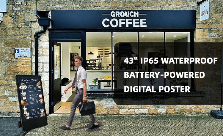 49 Inch Smart Battery Power Digital Signage(图1) 49 Inch Smart Battery Power Digital Signage(图1)