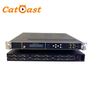 24 canali AV a QAM MPEG2 modulatore DVBC DVBT ATSC ISDBT Input RF Out Digital TV CVBS Encoder modulatore - Product Image 3