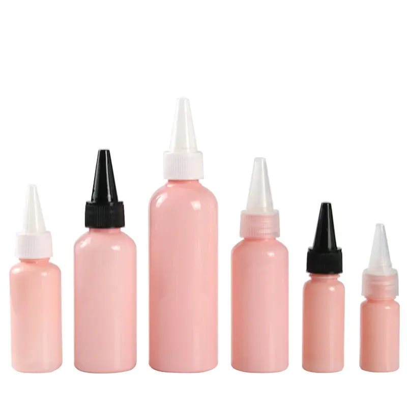 10ml 30ml 50ml 60ml 100ml PET squeeze pigment öl salat flasche mit twist top kappe dropper Kappe