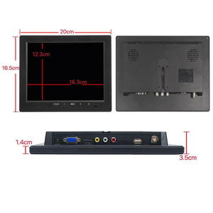 ミニポータブル液晶テレビモニター8インチマルチインターフェイスHdコンピュータ工場卸売 - Product Image 6
