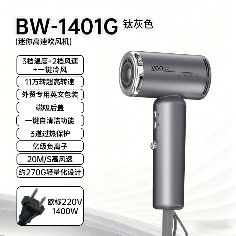 BW-1401G Titanium Gray European Standard 220V-1400W