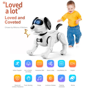Electronic Multi-Function Smart Gesture Sensing Interactive Intelligentt <strong>Programming</strong> Talking Remote Control Smart <strong>Robot</strong> Dog
