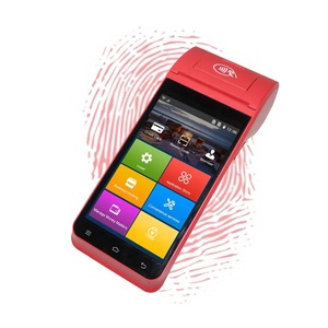 Terminal POS con Android, impresora PDA con pantalla táctil, escáner de huellas dactilares para máquinas de grabación - Product Image 1