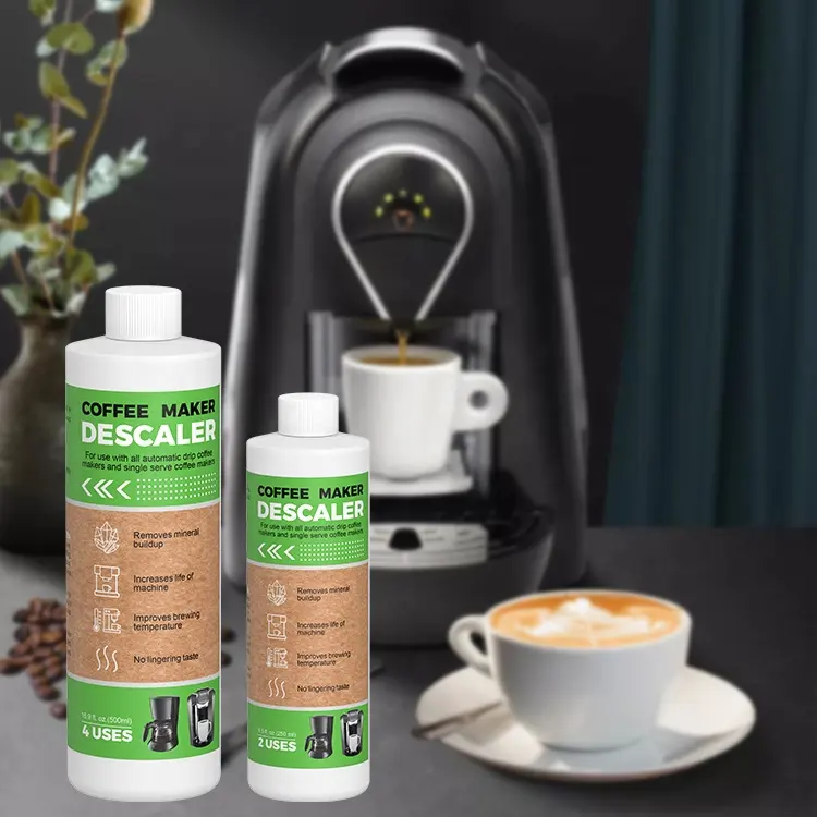 Solution universelle de détartrage pour machine à café pour toutes les machines à café et à expresso à usage unique