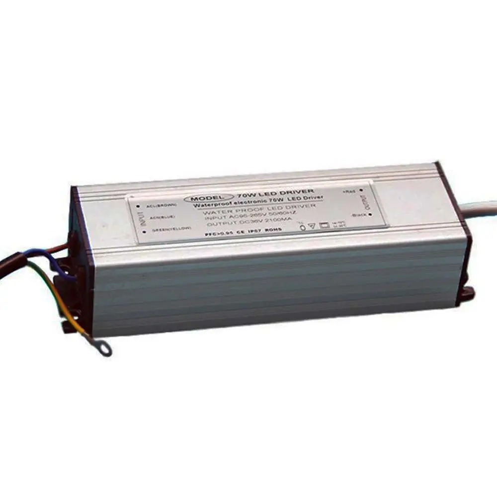 Djyoke IP67 70W DC24-42V antiair 2.1A led driver untuk lampu sorot LED cahaya Teluk tinggi kualitas tinggi