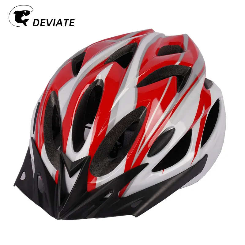 CE fascia alta certificata Streamline Mountain Bike casco Cascos removibile luce sport bici ciclismo casco