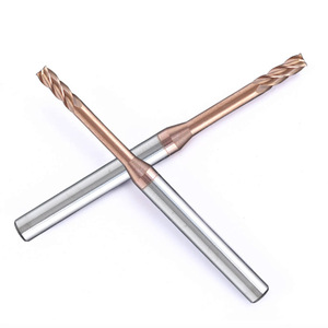 W5PQW5PQ Customizable <strong>Deep</strong> Milling <strong>Cutter</strong> 4-Blade Hard Alloy with Long Neck Tungsten Steel for Air Avoidance 1.5 Inch - Product Image 2