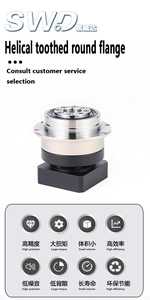 Cho động cơ servo mặt bích đầu ra hộp số giảm tốc hành tinh 2 tỷ lệ giai đoạn 3:1 đến 100:1 cho trục đầu vào động cơ servo 90mm 750W 19mm - Product Image 2