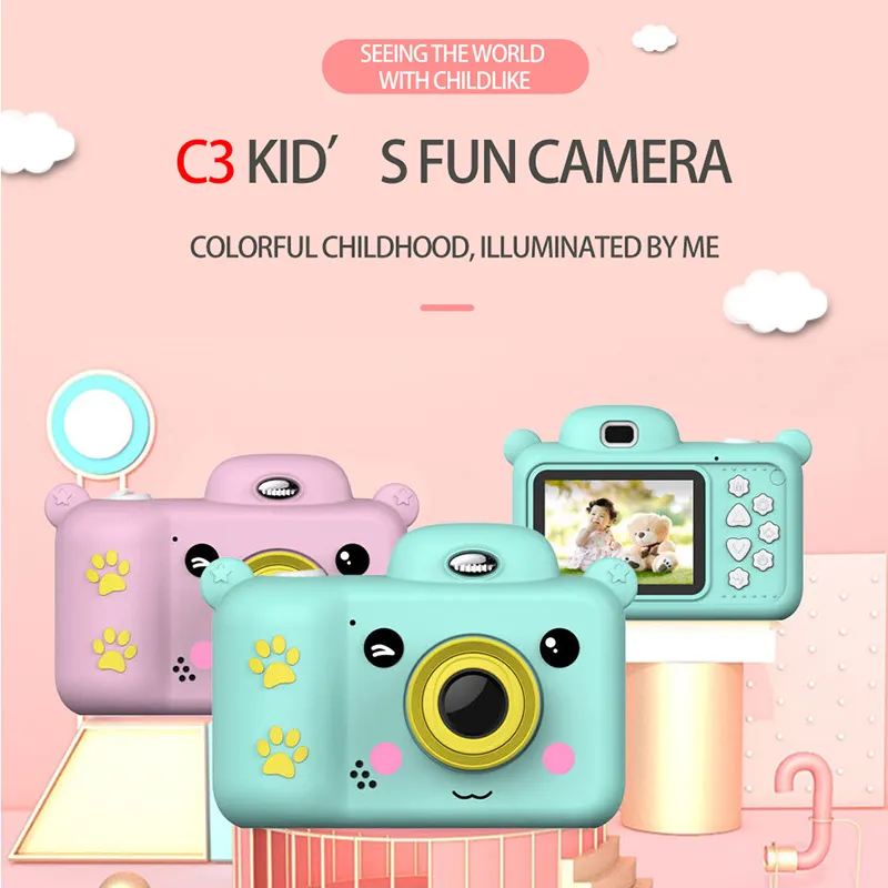 I bambini Fotocamera Giocattoli HD Clear Digital Video Recorder Giocattolo Educativo del Bambino Regali Di Compleanno wifi stampa istantanei