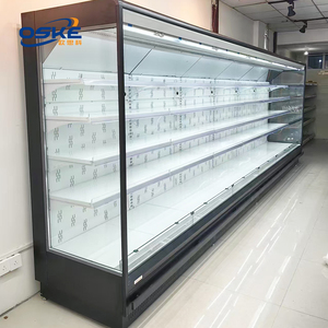 Hoa tươi tủ lạnh dọc tủ siêu thị rèm không khí tủ trái cây và rau tủ trưng bày tủ lạnh - Product Image 2