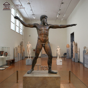 Lớn La Mã Thiên Chúa Tượng Hy Lạp Điêu Khắc Kim Loại Thủ Công Bronze Tượng của Zeus - Product Image 5