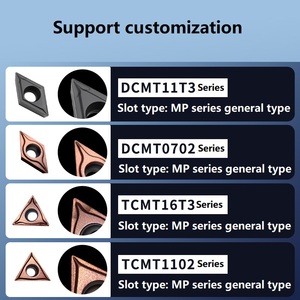 Herramienta de grano de corte de torneado de carburo rómbico, herramienta CNC/Herramienta de torno de molino de extremo, inserto indexable DCMT/TCMT 11T304/08/16T3 - Product Image 6